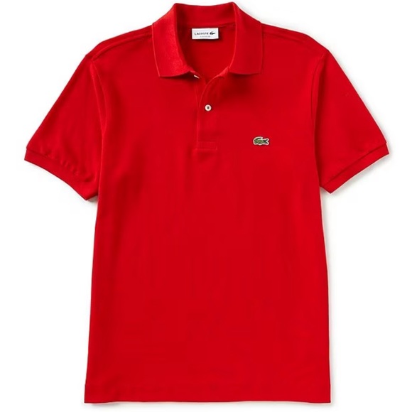 Lacoste Other - SOLD! 💥 Lacoste Polo Shirt Mens Size 7 Red Short-Sleeve XXL